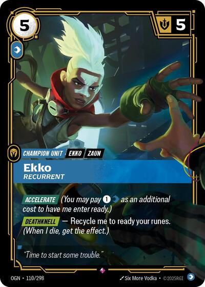 Ekko, Recurrent - 110/298 - Rare - Origins