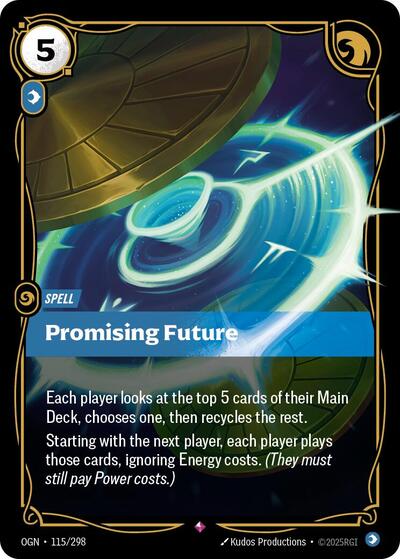 Promising Future - 115/298 - Rare - Origins