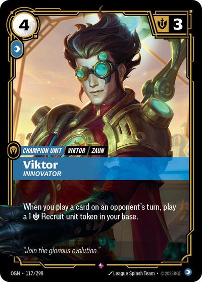 Viktor, Innovator - 117/298 - Rare - Origins