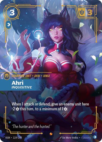 Ahri, Inquisitive - 119/298 - Epic - Origins