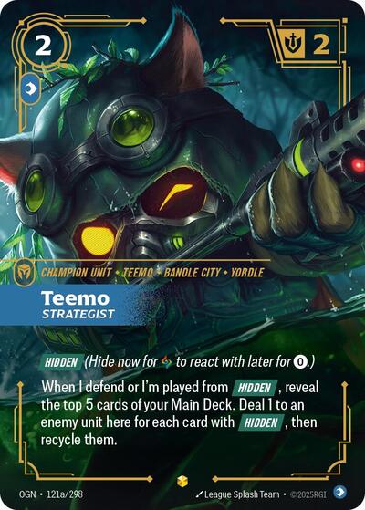 Teemo, Strategist - 121a/298 - Showcase (Alternate Art) - Origins