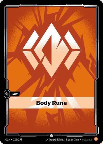 Body Rune - 126/298 - Common - Origins