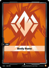 Body Rune - 126/298 - Common - Origins