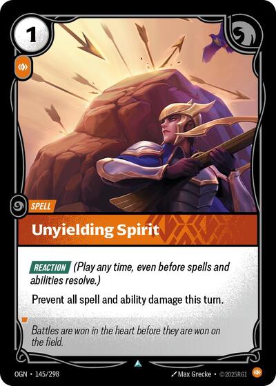 Unyielding Spirit - 145/298 - Uncommon - Origins