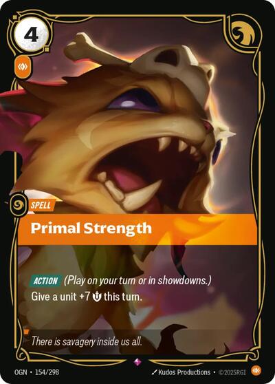 Primal Strength - 154/298 - Rare - Origins
