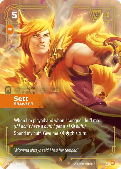 Sett, Brawler - 164/298 - Epic - Origins
