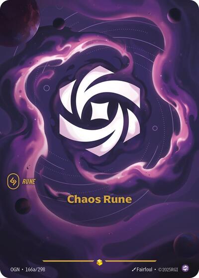 Chaos Rune - 166a/298 - Showcase (Alternate Art) - Origins