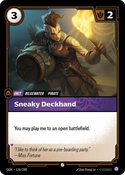 Sneaky Deckhand - 176/298 - Common - Origins