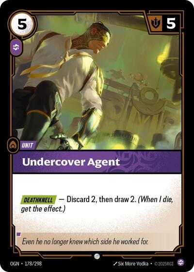 Undercover Agent - 178/298 - Common - Origins