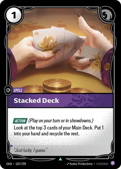 Stacked Deck - 183/298 - Uncommon - Origins