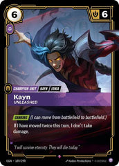 Kayn, Unleashed - 189/298 - Rare - Origins