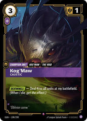 Kog'Maw, Caustic - 190/298 - Rare - Origins