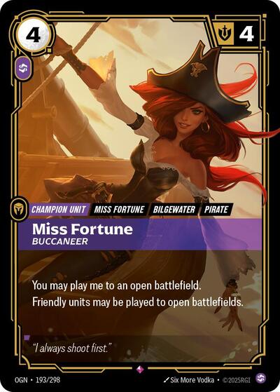 Miss Fortune, Buccaneer - 193/298 - Rare - Origins