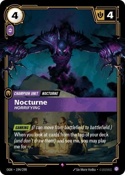 Nocturne, Horrifying - 194/298 - Rare - Origins