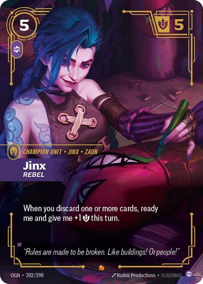 Jinx, Rebel - 202/298 - Epic - Origins
