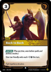 Back to Back - 206/298 - Common - Origins