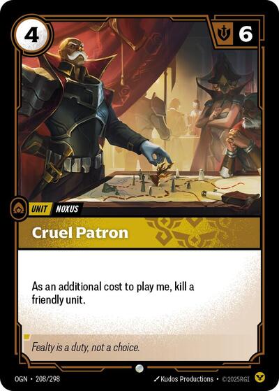 Cruel Patron - 208/298 - Common - Origins
