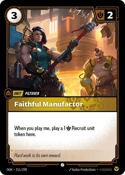 Faithful Manufactor - 211/298 - Common - Origins