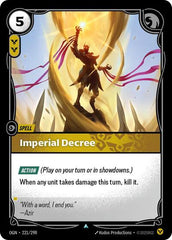 Imperial Decree - 221/298 - Uncommon - Origins