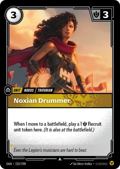 Noxian Drummer - 222/298 - Uncommon - Origins