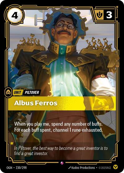 Albus Ferros - 230/298 - Rare - Origins