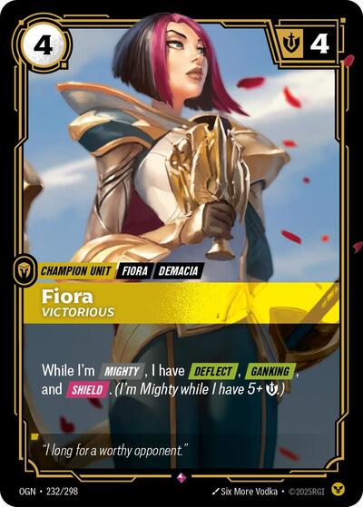 Fiora, Victorious - 232/298 - Rare - Origins