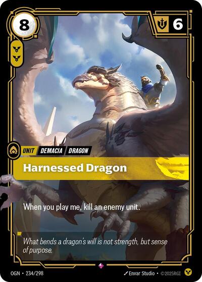 Harnessed Dragon - 234/298 - Rare - Origins