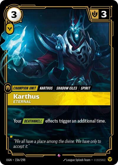 Karthus, Eternal - 236/298 - Rare - Origins