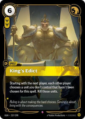 King's Edict - 237/298 - Rare - Origins