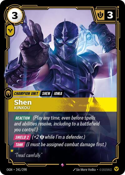Shen, Kinkou - 241/298 - Rare - Origins