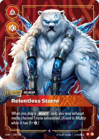 Volibear, Relentless Storm - 249/298 - Rare - Origins