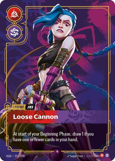 Jinx, Loose Cannon - 251/298 - Rare - Origins