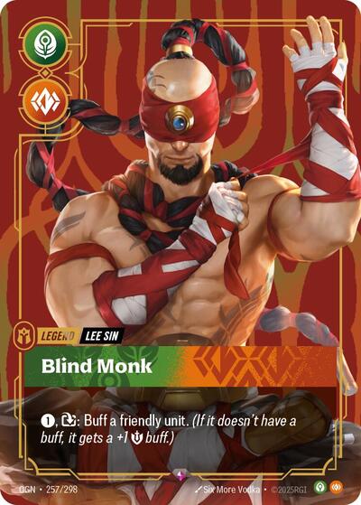 Lee Sin, Blind Monk - 257/298 - Rare - Origins