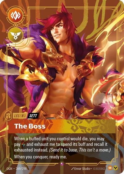 Sett, The Boss - 269/298 - Rare - Origins