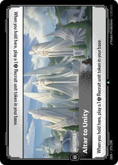 Altar to Unity - 275/298 - Uncommon - Origins