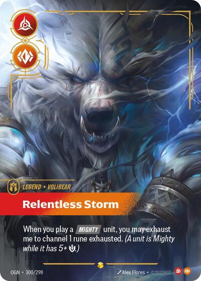 Volibear, Relentless Storm - 300/298 - Showcase (Overnumbered) - Origins
