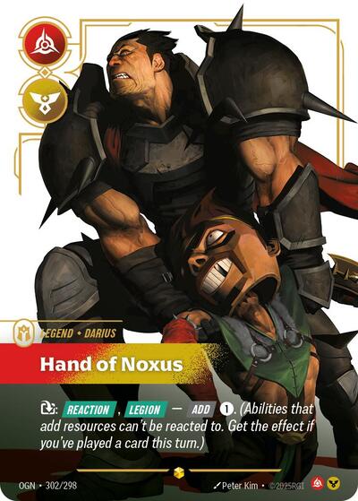 Darius, Hand of Noxus - 302/298 - Showcase (Overnumbered) - Origins