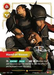 Darius, Hand of Noxus - 302*/298 - Showcase (Signature) - Origins