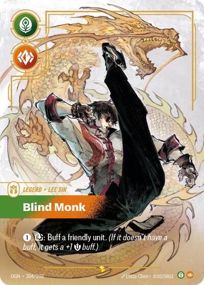 Lee Sin, Blind Monk - 304/298 - Showcase (Overnumbered) - Origins