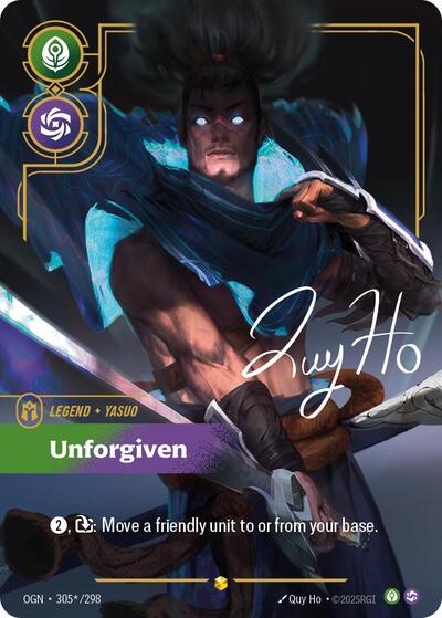 Yasuo, Unforgiven - 305*/298 - Showcase (Signature) - Origins