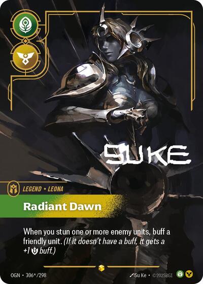 Leona, Radiant Dawn - 306*/298 - Showcase (Signature) - Origins
