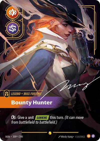 Miss Fortune, Bounty Hunter - 309*/298 - Showcase (Signature) - Origins