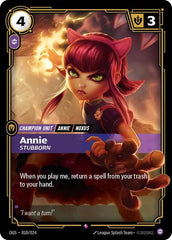 Annie, Stubborn - 010/024 - Rare - Origins: Proving Grounds
