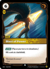 Blast of Power - 012/024 - Common - Origins: Proving Grounds