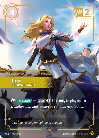 Lux, Crownguard - 014/024 - Epic - Origins: Proving Grounds