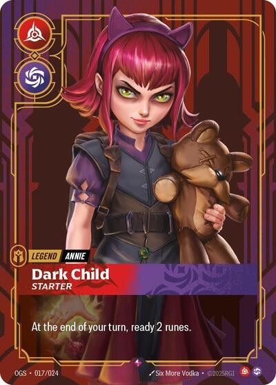 Annie, Dark Child (Starter) - 017/024 - Rare - Origins: Proving Grounds