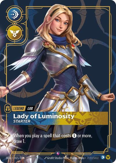 Lux, Lady of Luminosity (Starter) - 021/024 - Rare - Origins: Proving Grounds