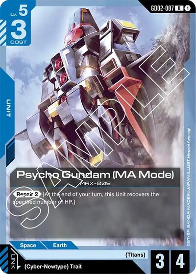 Psycho Gundam (MA Mode) - GD02-007 - UNCOMMON - Dual Impact