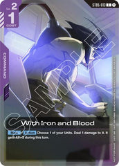 With Iron and Blood (ST05 Release Event) - ST05-013 - COMMON - Gundam Promotional Cards