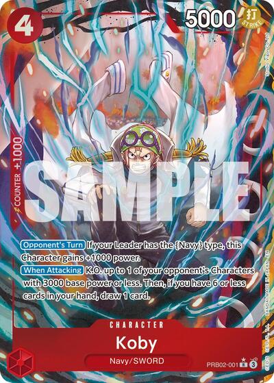 Koby - PRB02-001 - Rare (Alternate Art) - The Best- Vol. 2